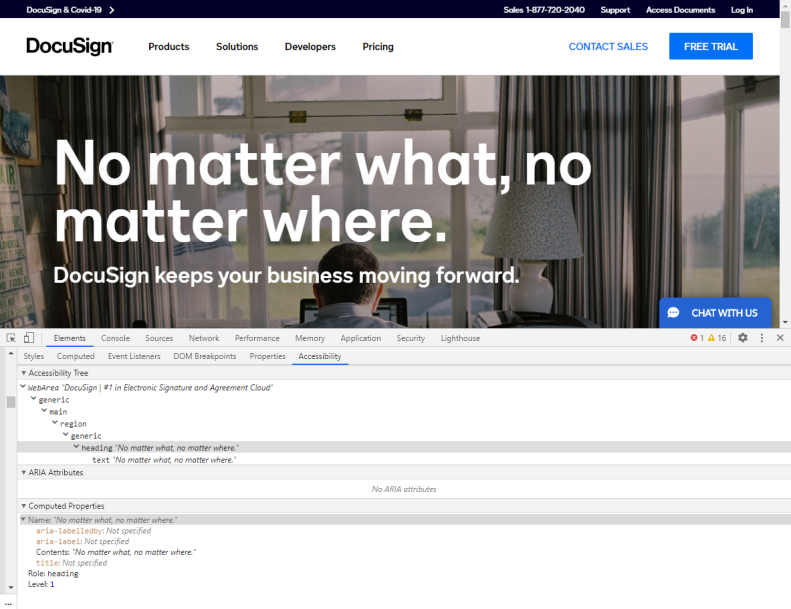 DocuSign Home Page