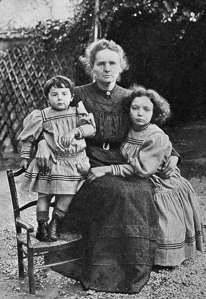 Marie Curie und ihre Kinder