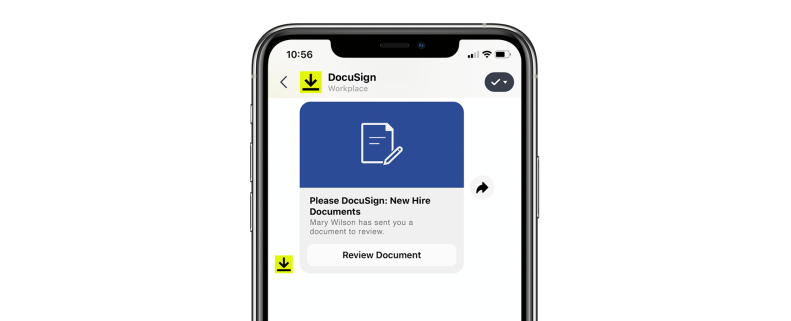 DocuSign eSignature for Workplace by Facebook