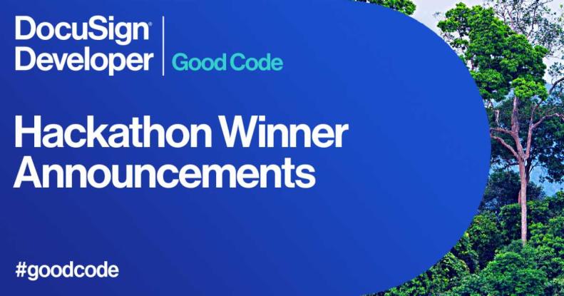 DocuSign Good Code Hackathon Winners