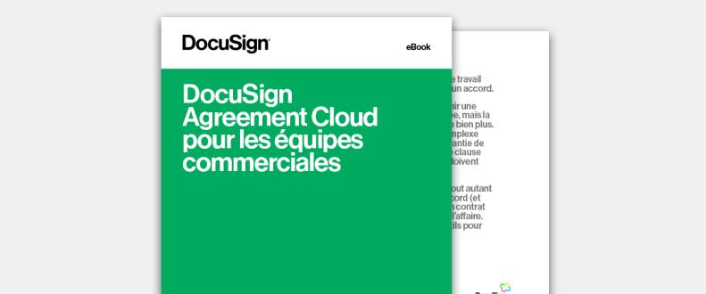 DocuSign Agreement Cloud pour les commerciaux