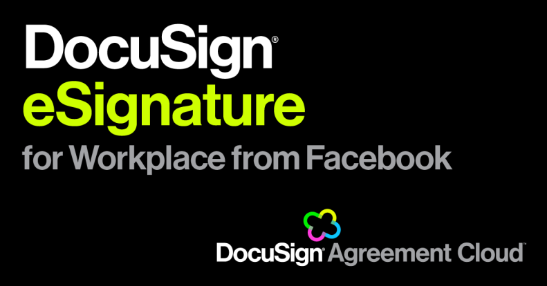 DocuSign eSignature for Workplace from Facebook