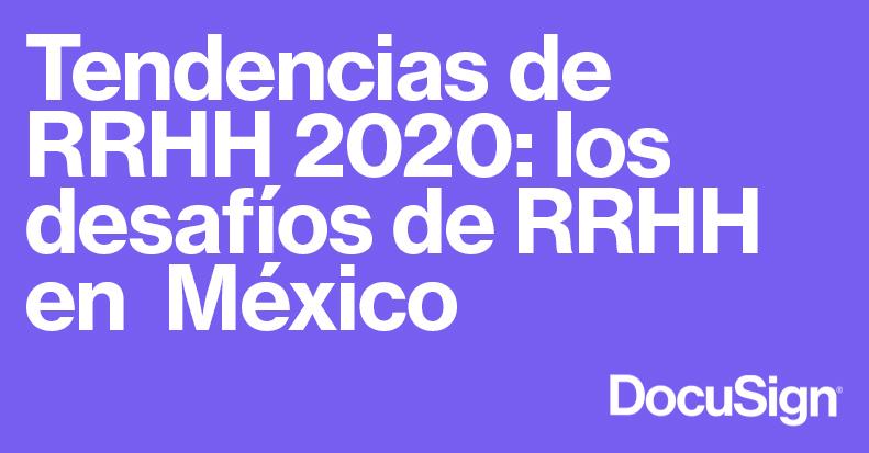 Descarga el Informe de Tendencias de RRHH 2020