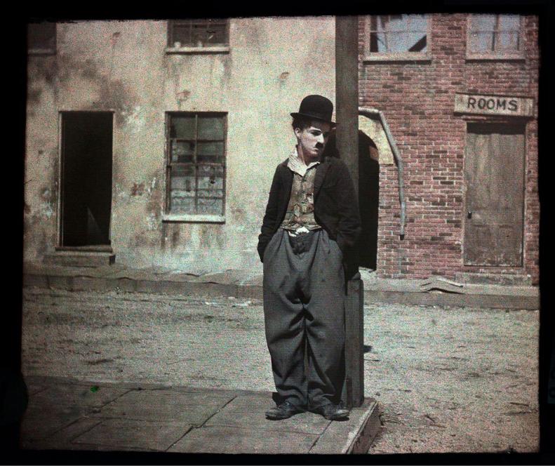 Charlie Chaplin als Tramp