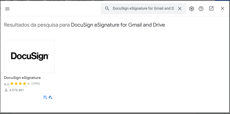 Assinar documento no google doc