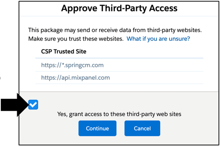 Approving third-party access