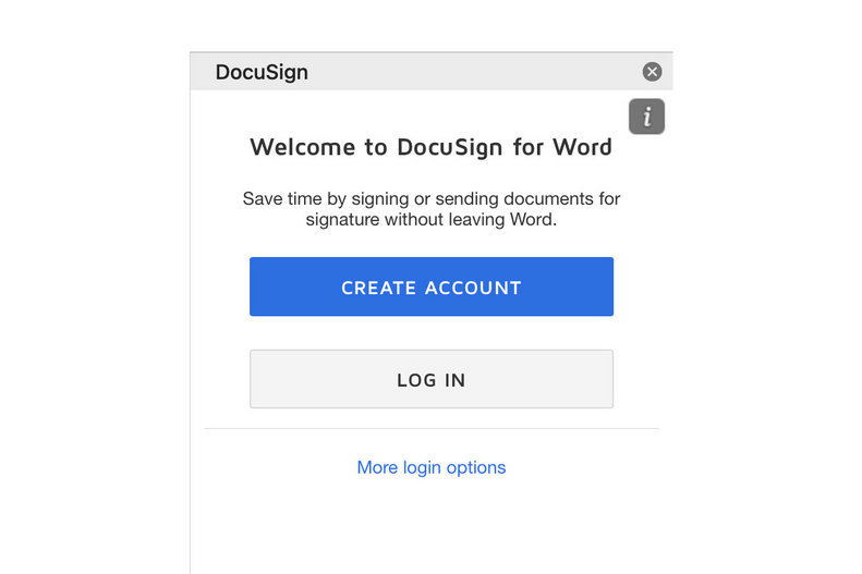 Bienvenido a DocuSign para Word