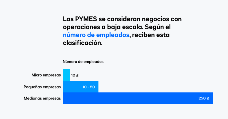 Clasificación de PYMES en México por número de empleados