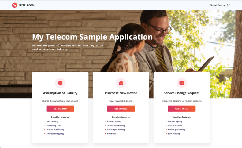 New sample app: Announcing MyTelecom