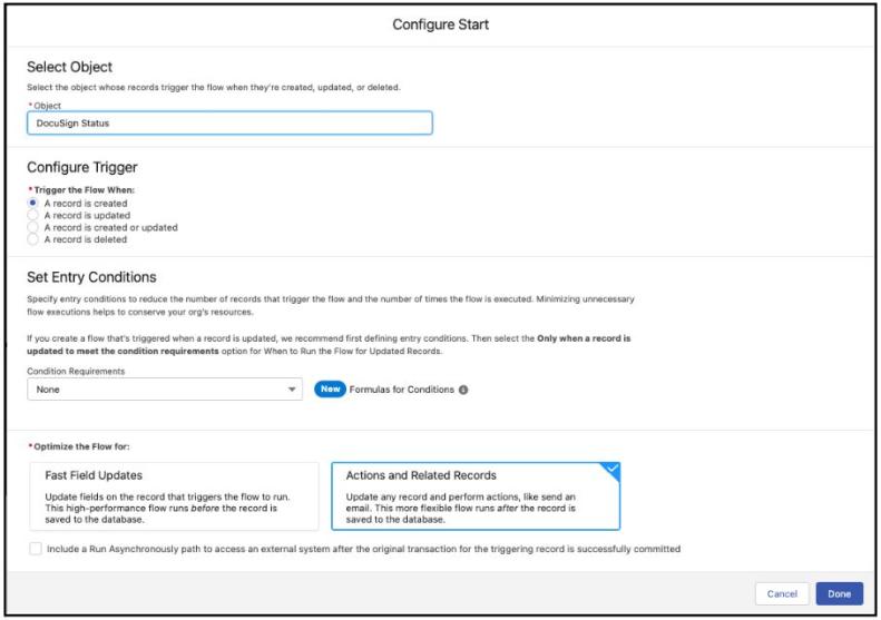 DocuSign eSignature for Salesforce screenshot