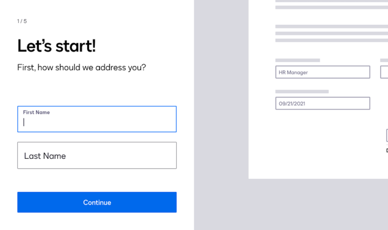 Login page for DocuSign Free Trial