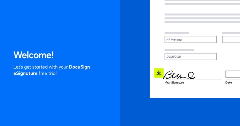 A Guide to Your Free DocuSign eSignature Trial