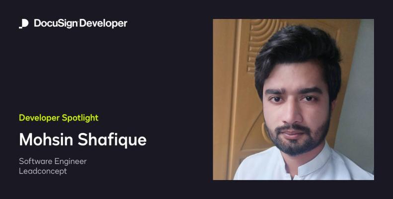 Spotlight Developer, Mohsin Shafique