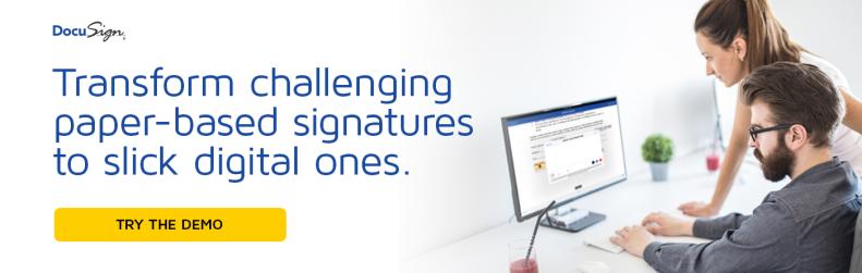 Transform paper-based signatures to slick digital ones