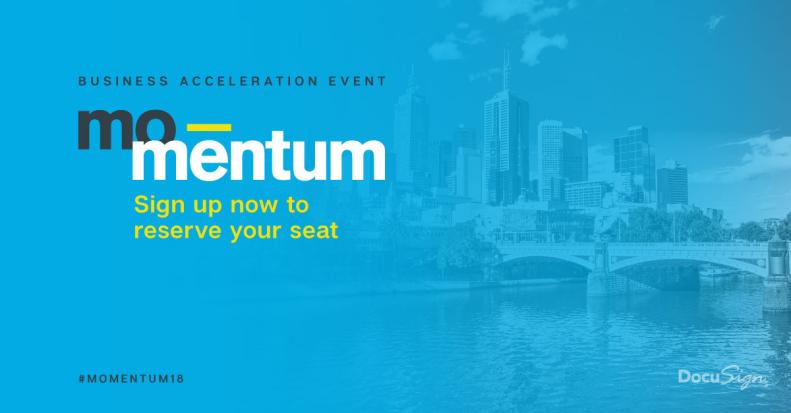 DocuSign Momentum Melbourne Registration