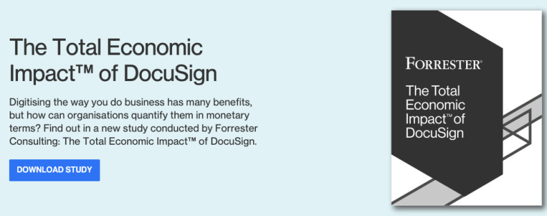 DocuSign Forrester study