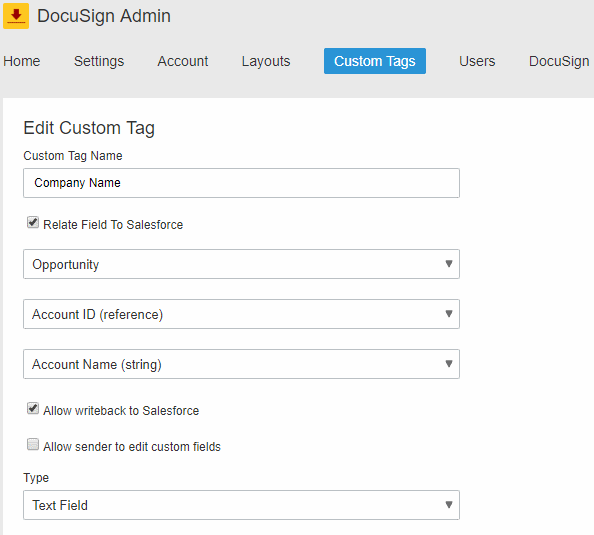 Creating a custom tag for Salesforce data
