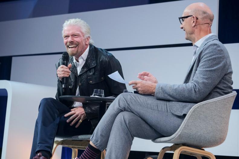 Richard Branson und Timotheus Höttges Digital X 2019