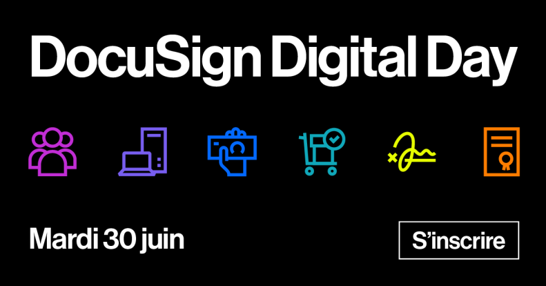 DocuSign Digital Day plan de relance et nouvel ordinaire