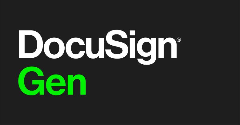 DocuSign Gen for Salesforce　Logo