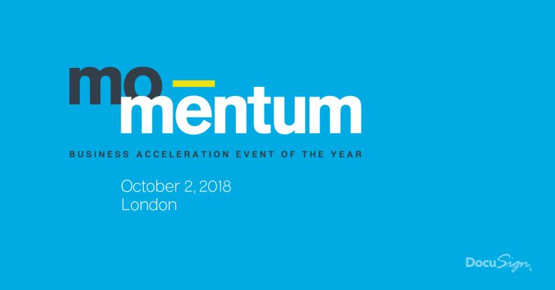 The UK tour date for the business acceleration event of the year is soon upon us. Here, we take a look at what’s in store at Momentum London 2018.