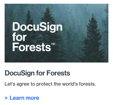 DocuSign for forests