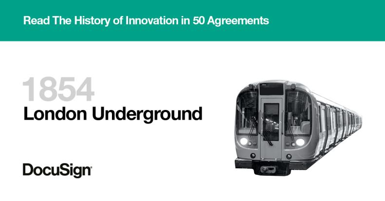 first underground train system