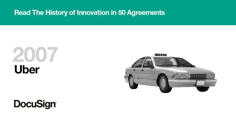 taxi icon History of Innovation in 50 Agreements