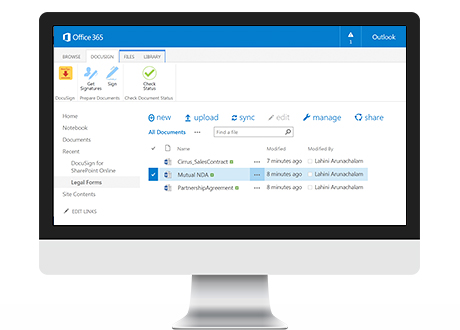 DocuSign for SharePoint Online