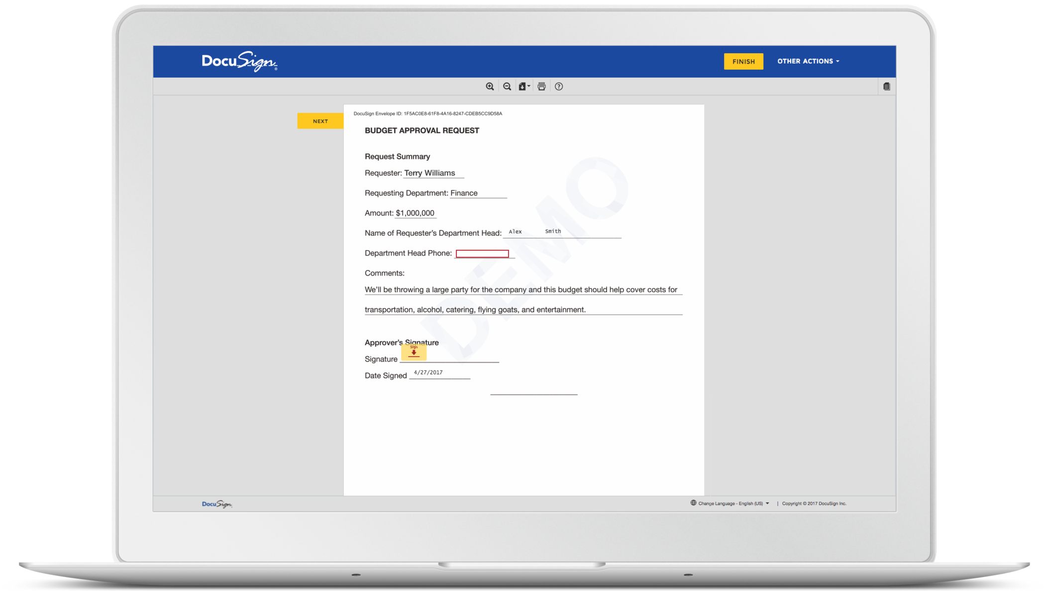 Try the DocuSign Demo eSigning Couldn’t be Easier