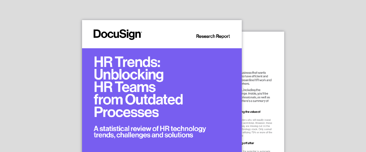 Image of HR Trends report.