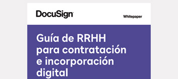 Imagen de la guía de RRHH para la contratación y la incorporación digital.