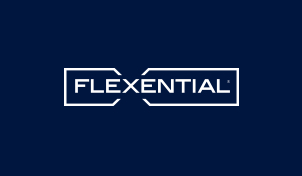 Image of the company logo for DocuSign Agreement Cloud customer Flexential.